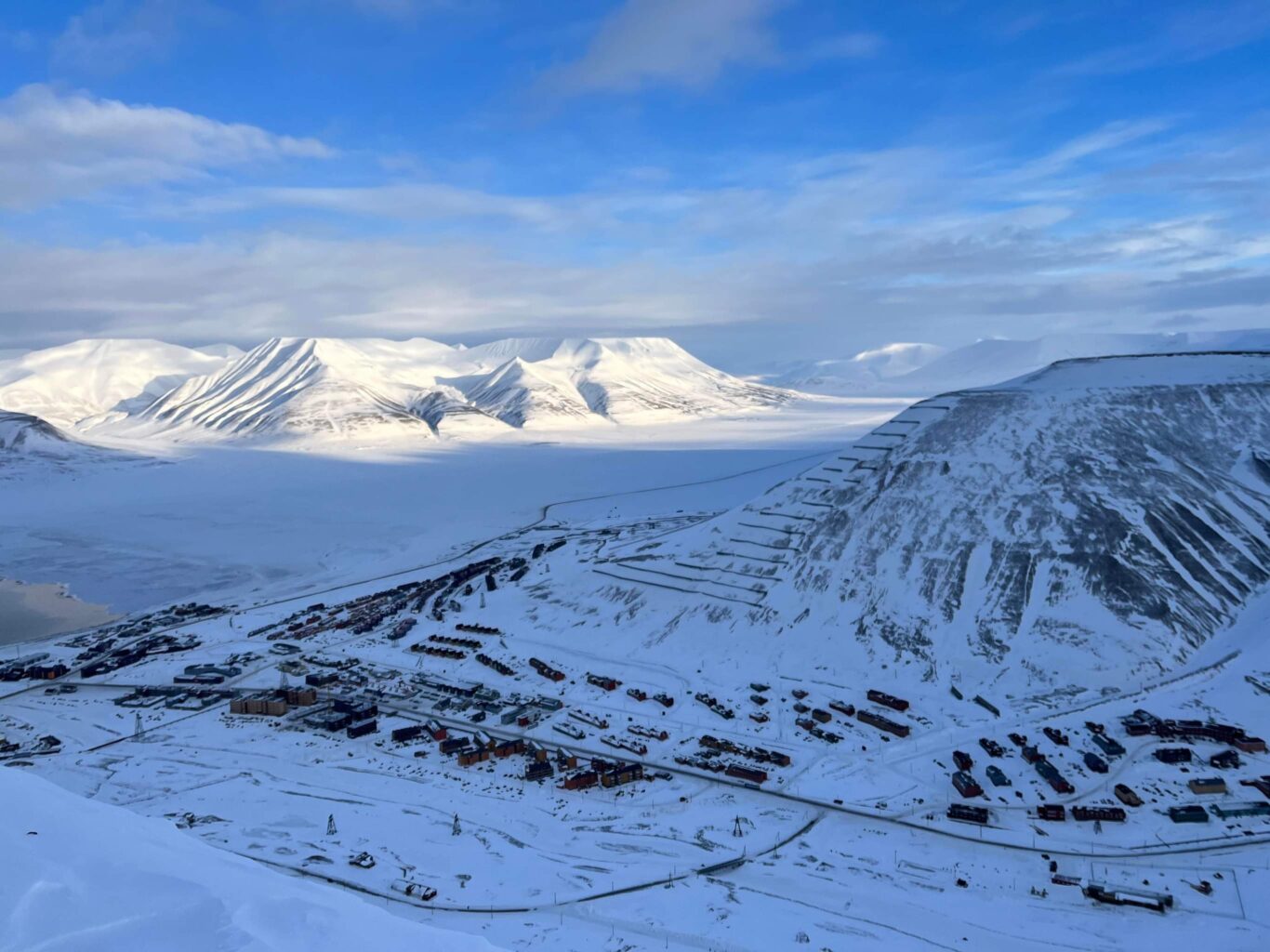 Longyearbyen, Svalbard, at 78 degrees North. Photo by Alexandra Meyer.